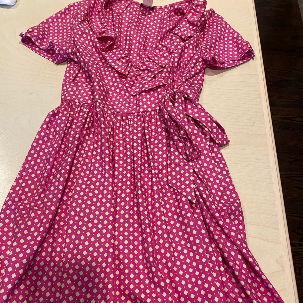 Jcrew wrap dress size 4